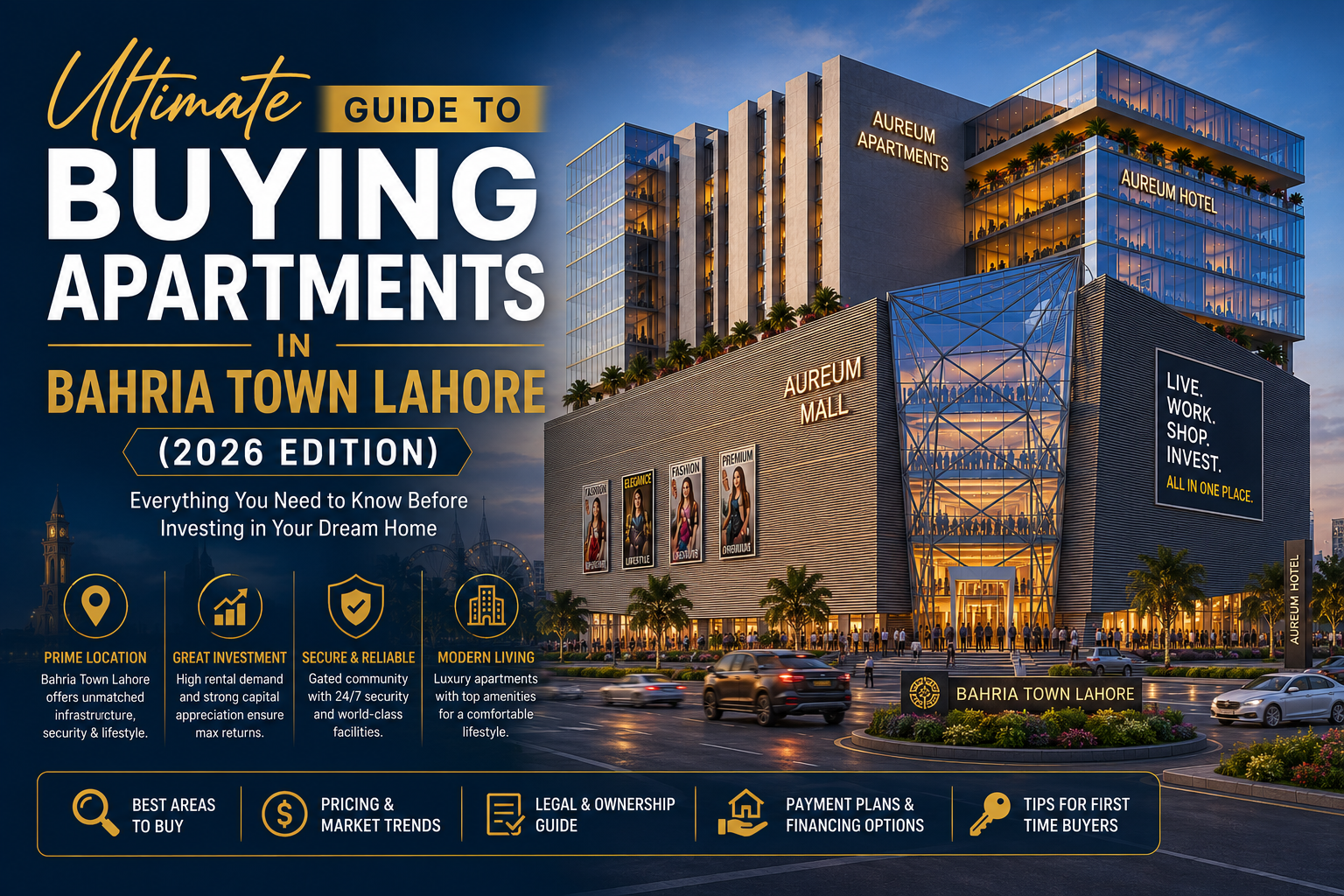 Apartments in Bahria Town Lahore