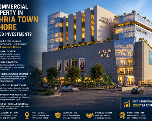 Is Commercial Property in Bahria Town Lahore a Good Investment?